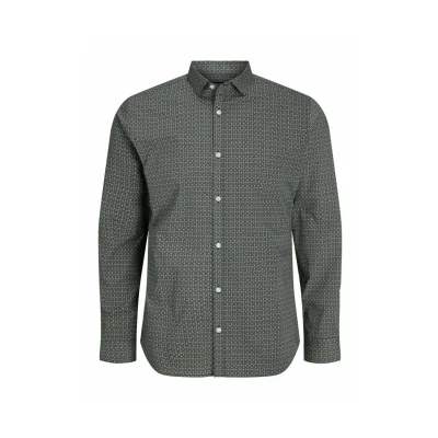 Abbildung von Jack &amp; Jones Premium Dehnbares Hemd, Herren, Größe: Large, Travertine