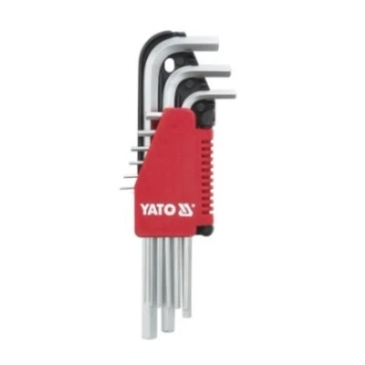 Abbildung von YATO YT 0501 Winkelschraubendrehersatz Chrom Vanadium Stahl 9
