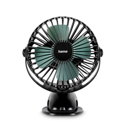 Abbildung von Hama Mini USB Ventilator Tischventilator mit Clip, 3 Geschwindigkeitsstufen