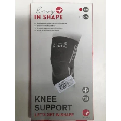 Abbildung von MEDOSAN Kniebandage, elastisch für Sport &amp; Alltag schwarz (S/M)