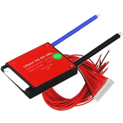 Abbildung von TECNOIOT 1PCS 16S 48V 20A LiFePO4 Lithium Batterie Schutzplatine BMS Leiterplatte mit Balance