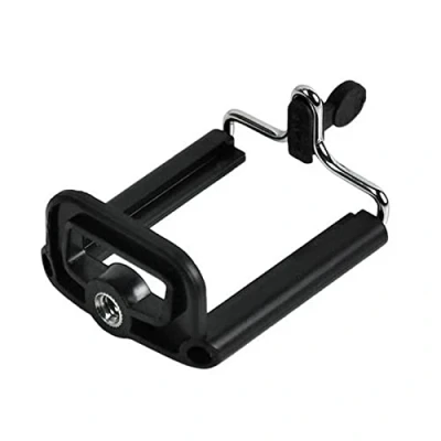 Abbildung von Smartphone Stativ Adapter, Handy Ständer, Halterung für Desktop Stativ, Video, Metall, verstellbare Klemme