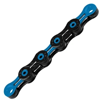Abbildung von KMC Fahrradkette X10sl DLC 10 FA, schwarz Blau, 1/2&quot; x 11/128&quot;