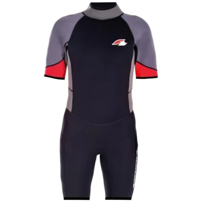 Abbildung von F2 Neoprenanzug Herren Neopren Anzug Rebel Shorty 3/2 mm L Rot 2024/25