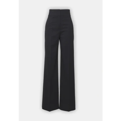 Abbildung von HUGO Himia Stoffhose, Damen, Größe: 32, Black