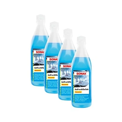 Abbildung von SONAX Antifrost &amp; Klarsicht Konzentrat Frostschutz Citrusduft 250 Ml 03321000 4X
