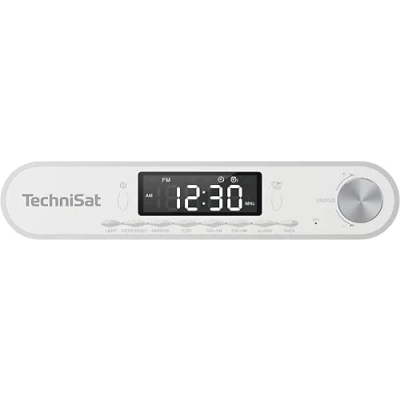 Abbildung von TechniSat Viola Küchenradio Unterbau Radio mit UKW/FM, LED Display, Arbeitsleuchte, Timer, Bluetooth, Weckfunktion, Freisprecheinrichtung, 5 W Lautsprecher, weiß