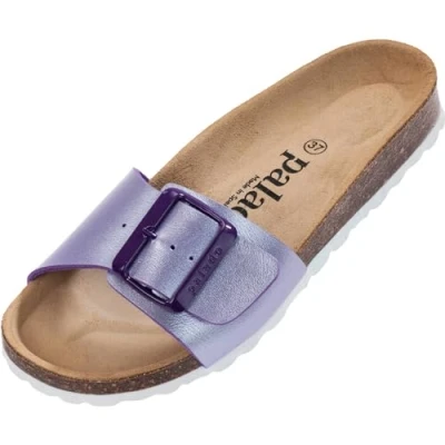 Abbildung von Palado Malta EGS Pantolette flach, Damen, Größe: 40, Lila Schuhe