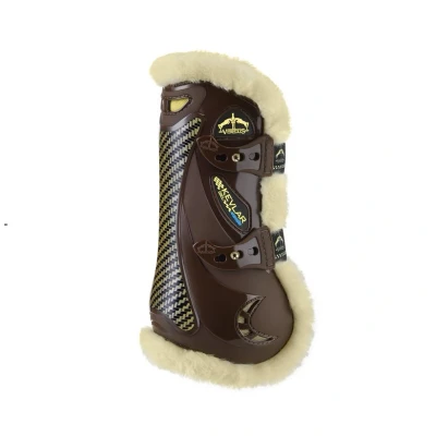 Abbildung von Veredus Sehnenschutz Kevlar Gel Save the Sheep Front Braun M