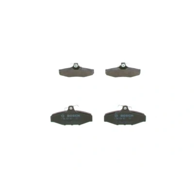 Abbildung von BOSCH 0 986 424 561 Bremsbelagsatz Low Metallic mit integriertem Verschleißsensor Anti Quietsch Blech, Montageanleitung SSANGYONG: Musso SUV