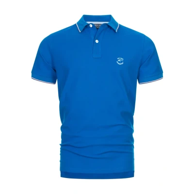Abbildung von Indicode Jeans Wallo Poloshirt, Herren, Größe: Small, Skydiver