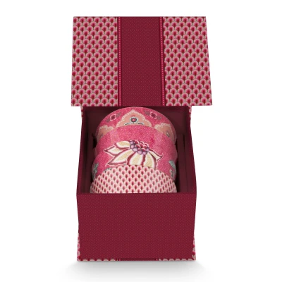 Abbildung von PIP STUDIO Flower Festival Oriental Geschenkset Schalen dark pink 12cm