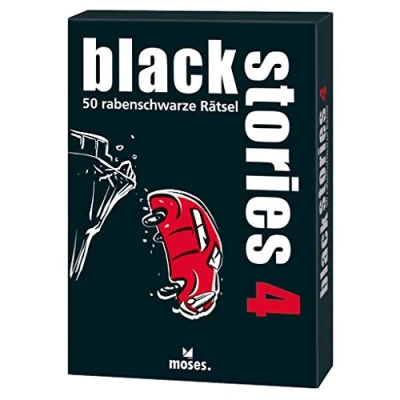 Abbildung von Spiel Black Stories 4 50 rabenschwarze Rätsel Moses Verlag