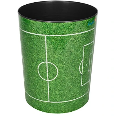 Abbildung von Läufer Papierkorb Fußballfeld