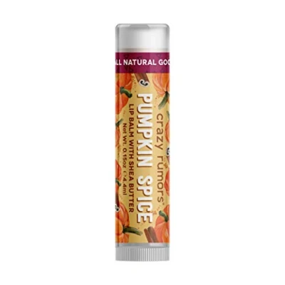 Abbildung von Crazy Rumors Pumpkin Spice Soothing Lip Balm Stick for Dry Lips, Limited Edition Halloween (100% Natural and Vegan)