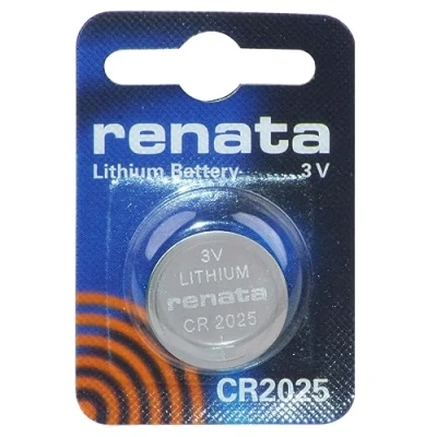 Abbildung von RENATA Lithium Knopfzelle CR2025 Blisterverpackung