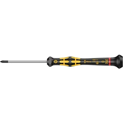Abbildung von Wera 05030111001 1550 ESD Kraftform Micro Kreuzschlitz Schraubendreher, PH 0 x 60 mm
