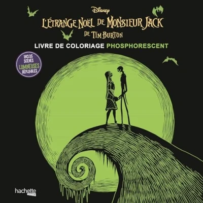 Abbildung von L&#039;Etrange Noël de Monsieur Jack Coloriage phosphorescent