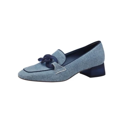 Abbildung von Tamaris Trotteur Pumps, Damen, Größe: 37, Denim comb Schuhe