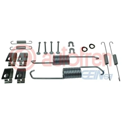 Abbildung von AUTOFREN SEINSA D31079A Zubehörsatz, Bremsbacken Hinterachse SUZUKI: Jimny SUV, Geländewagen offen, HONDA: CR V 1, HR I, CIVIC 7 Hatchback