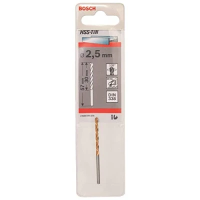 Abbildung von Bosch Pro Metallbohrer HSS TiN (Ø 2,5 mm)