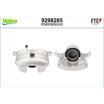 Abbildung von FTE 9298285 Bremssattel grau Gusseisen Vorderachse rechts ohne Halter NISSAN: Qashqai / Qashqai+2 I, X Trail, 2