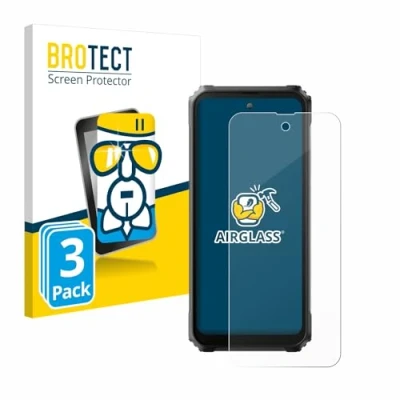 Abbildung von BROTECT Schutzglas für Blackview BL9000 (3 Stück) Schutzfolie Panzer Folie Glas [Extrem Kratzfest 9H, Anti Fingerprint, Ultra Transparent]