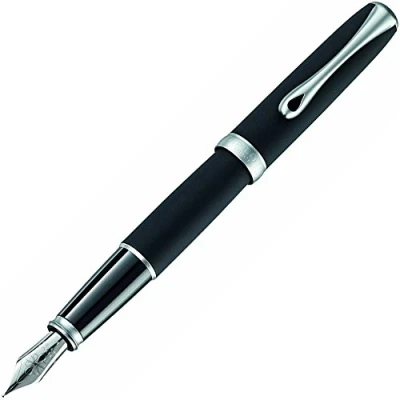 Abbildung von Diplomat Excellence A2 Lapis Black Matt Chrome FP F