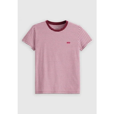 Abbildung von Levi&#039;s Perfect TEE Tshirt print, Damen, Größe: XXS, Anita stripe zinfandel