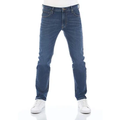 Abbildung von Lee Daren ZIP FLY Jeans Straight Leg Bright blue, Herren, Größe: 31x34, blue