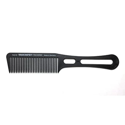 Abbildung von Hercules Sägemann 7643 M Triumph Profi Griffkamm Haarschneidekamm Haarkamm 8,5 Zoll Maschinen Schneidekamm superleicht + glasfaserverstärkt gewellte Parallel Zähne 7643M