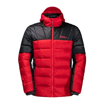 Abbildung von Jack Wolfskin Nebelhorn Hoody M Daunenjacke, Herren, Größe: Large, Adrenaline red