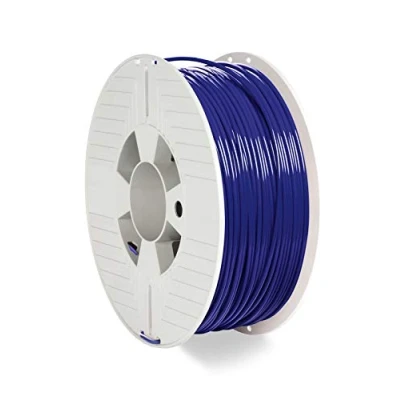 Abbildung von Verbatim PLA Filament 3D Druck, 2,85mm, 1kg, Hochleistungs Polyactid zur Materialextrusion, für Drucker und Stift, aus PLA, 1 Spule 126m, blau