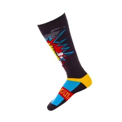 Abbildung von O&#039;NEAL Motocross Socken Enduro Verstärkte Maschen in Fersen &amp; Sohlenbereich, Bessere Dämpfung, Strapazierfähiger Stoff Pro MX Sock BRAAAPP Erwachsene Multi One Size