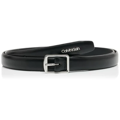 Abbildung von Calvin Klein SLIM Square Buckle BELT Gürtel, Damen, Größe: 100, Black