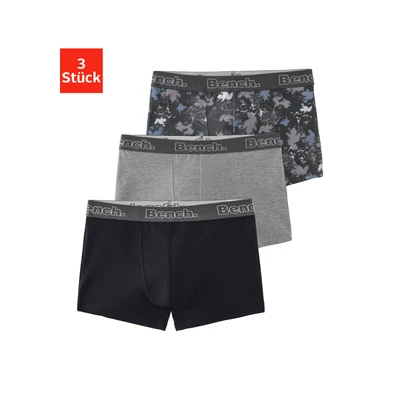 Abbildung von Bench 3 PACK Panties für Kinder, Größe: 122/128, Black/grey