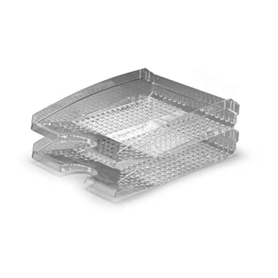 Abbildung von Durable Briefablagen (Trend, für Format DIN A4 bis C4, stapelbar) 6 Stück, transparent, 1701626400