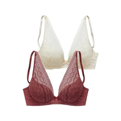Abbildung von petite fleur Push up BH, in modischem High Apex Schnitt