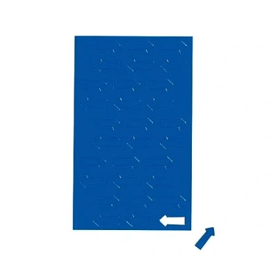 Abbildung von MAUL Magnetsymbole Pfeil 30 Stück Kleine Magnete für Planer, Kalender und Whiteboards Magnet 1x2 cm Büro, Küche Werkstatt Vielseitig flexibel einsetzbar Blau