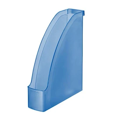 Abbildung von 6 x Leitz Stehsammler Plus A4 Polystyrol blau frost