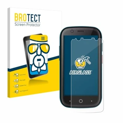 Abbildung von BROTECT Schutzglas für Unihertz Jelly 2 Schutzfolie Panzer Folie Glas [Extrem Kratzfest 9H, Anti Fingerprint, Ultra Transparent]