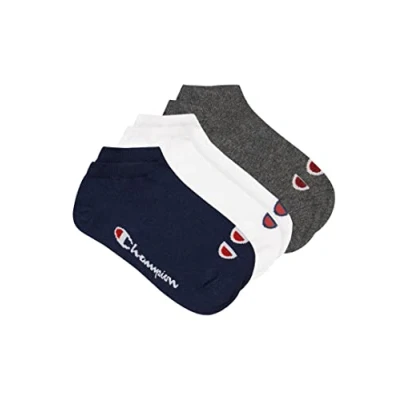 Abbildung von Champion 3 PAAR Socken, Größe: 35 38, Blau weiß grau