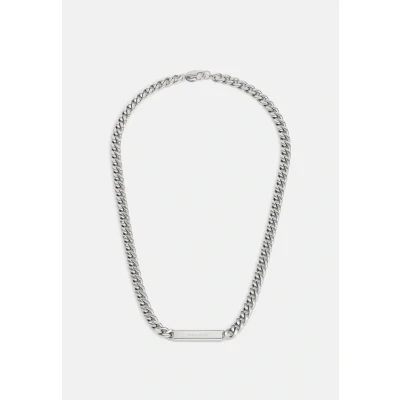 Abbildung von Tommy Hilfiger Clash Halskette silvercoloured, Herren, Größe: One Size, Silver coloured