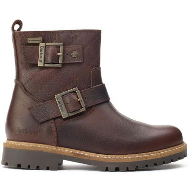 Abbildung von Barbour Bramble Double Buckle BOOT Stiefelette, Damen, Größe: 37, Dark brown Schuhe