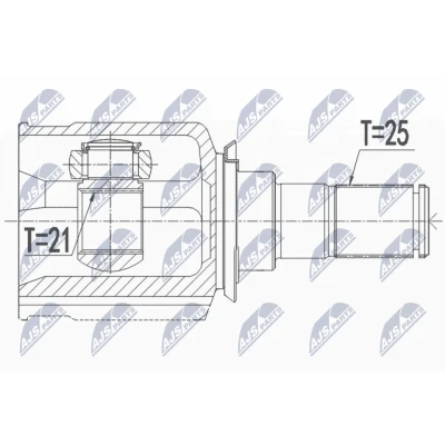 Abbildung von Antriebswelle NTY NPW HY 548