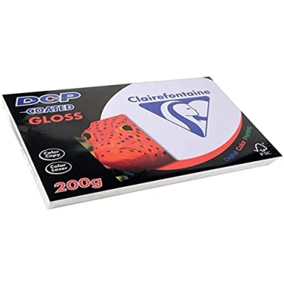 Abbildung von 4 x Clairefontaine Laser /Inkjetpapier DCP gestrichen Gloss A4 210x29