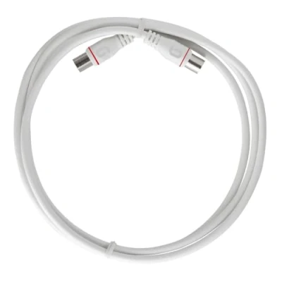 Abbildung von Axing EAK 151 80 Endgeräteanschlusskabel 1,5 m F Quickfix Stecker 4 fach geschirmt Modemkabel für Kabelmodem DATA CATV Kabelfernsehen