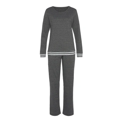 Abbildung von Vivance Dreams Pyjama, (2 tlg.), mit gestreiften Bündchen