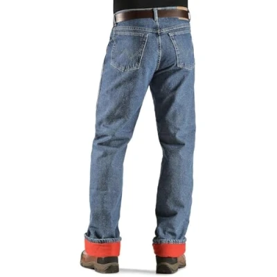 Abbildung von Wrangler Herren Rugged Wear Woodland Thermo / Thermische jeans, Stonewashed Denim, 32W 30L EU