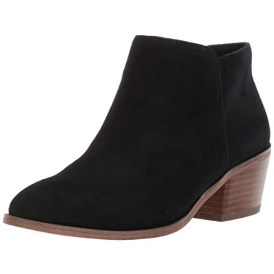 Abbildung von Amazon Essentials Damen Ankle Boots, Schwarz Mikro Wildleder, 38.5 EU